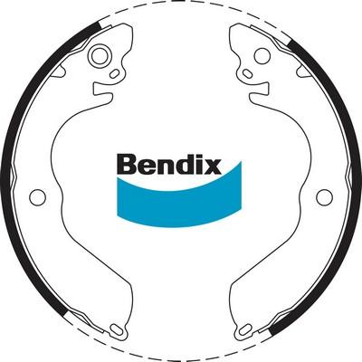 Bendix-AU BS1681 - Drum Brake Shoe Set car-mod.net