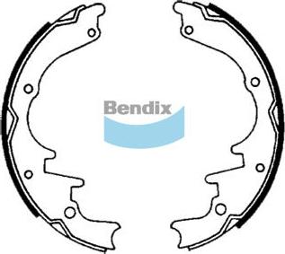 Bendix-AU BS1337 - Drum Brake Shoe Set car-mod.net