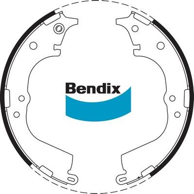 Bendix-AU BS1714 - Drum Brake Shoe Set car-mod.net