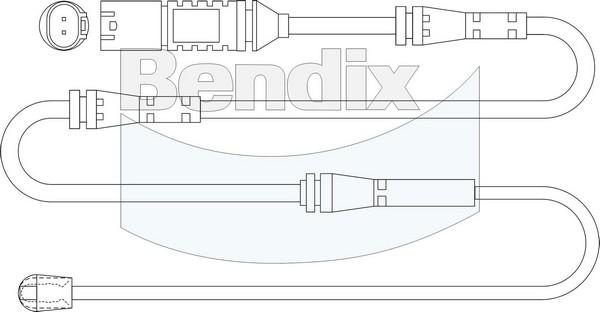 Bendix-AU BWS1156 - Warning Contact, brake pad wear car-mod.net