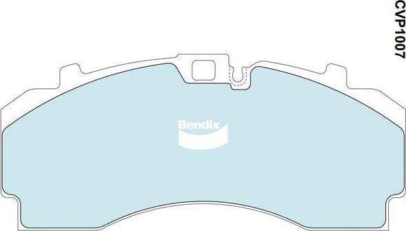 Bendix-AU CVP1007 PT - Brake Pad Set, disc brake car-mod.net