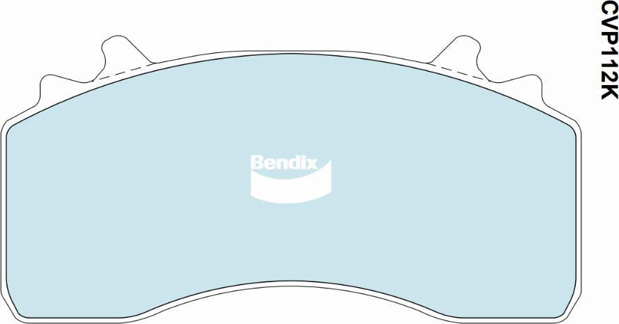Bendix-AU CVP112 PT - Brake Pad Set, disc brake car-mod.net