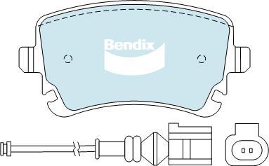 Bendix-AU DB1956 EURO+ - Brake Pad Set, disc brake car-mod.net