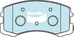 Bendix-AU DB1455 HD - Brake Pad Set, disc brake car-mod.net