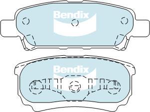 Bendix-AU DB1686 GCT - Brake Pad Set, disc brake car-mod.net