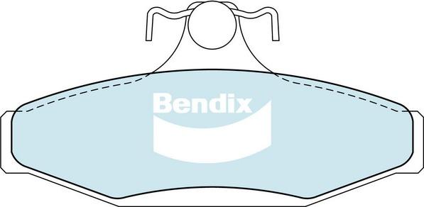 Bendix-AU DB1086 GCT - Brake Pad Set, disc brake car-mod.net