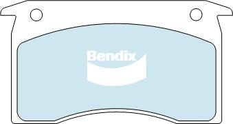 Bendix-AU DB1028 GCT - Brake Pad Set, disc brake car-mod.net