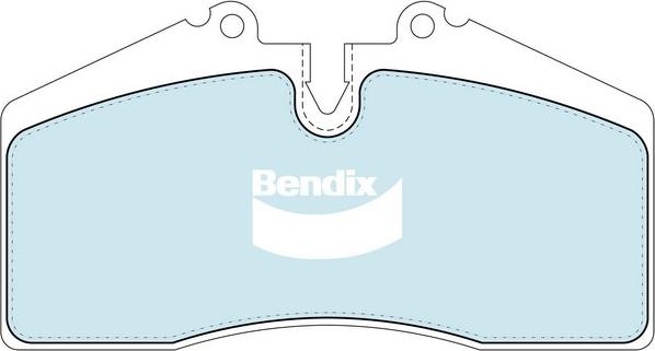 Bendix-AU DB1355 ULT - Brake Pad Set, disc brake car-mod.net