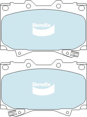 Bendix-AU DB1365 SRT - Brake Pad Set, disc brake car-mod.net