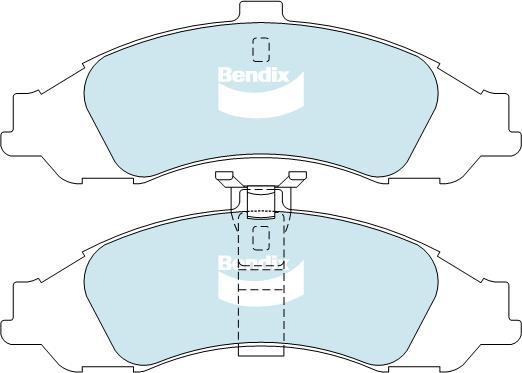 Bendix-AU DB1331 GCT - Brake Pad Set, disc brake car-mod.net