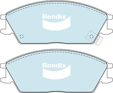 Bendix-AU DB1252 ULT - Brake Pad Set, disc brake car-mod.net