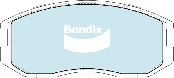 Bendix-AU DB1201 GCT - Brake Pad Set, disc brake car-mod.net
