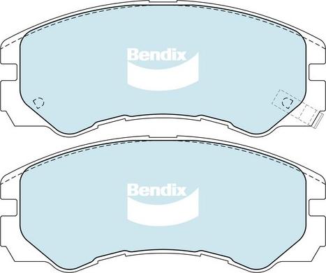 Bendix-AU DB1270 -4WD - Brake Pad Set, disc brake car-mod.net