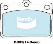Bendix-AU DB85 GCT - Brake Pad Set, disc brake car-mod.net