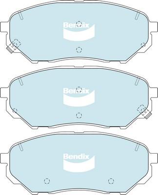 Bendix-AU DB2446 -4WD - Brake Pad Set, disc brake car-mod.net