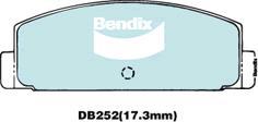 Bendix-AU DB252 GCT - Brake Pad Set, disc brake car-mod.net