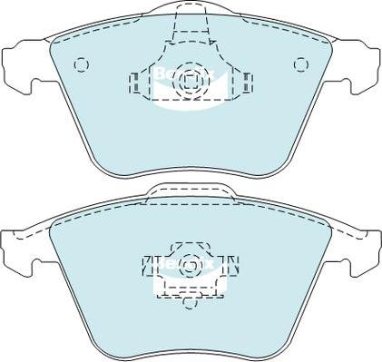 Bendix-AU DB2176 HD - Brake Pad Set, disc brake car-mod.net
