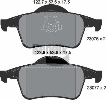 BENDIX Braking BPD1910 - Brake Pad Set, disc brake car-mod.net
