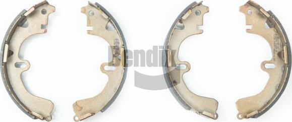 BENDIX Braking BXS1046 - Drum Brake Shoe Set car-mod.net