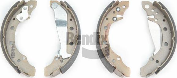 BENDIX Braking BXS1009 - Drum Brake Shoe Set car-mod.net