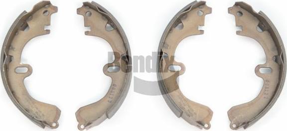 BENDIX Braking BXS1023 - Drum Brake Shoe Set car-mod.net