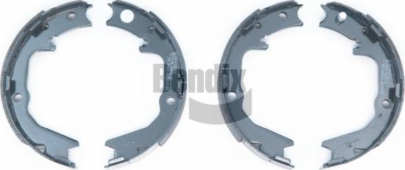 BENDIX Braking BXS1180 - Brake Shoe Set, parking brake car-mod.net