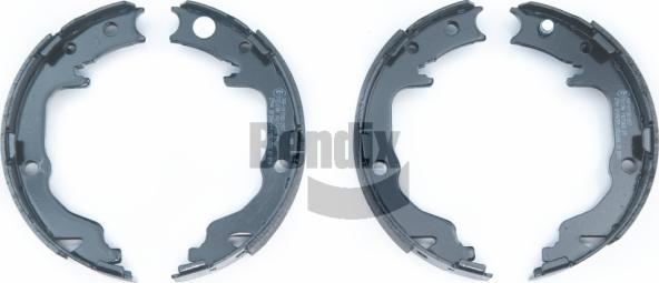 BENDIX Braking BXS1252 - Brake Shoe Set, parking brake car-mod.net