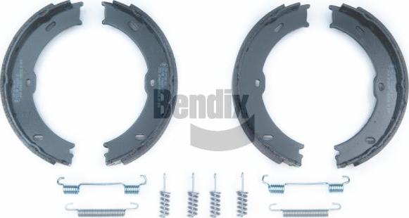 BENDIX Braking BXS1210 - Brake Shoe Set, parking brake car-mod.net