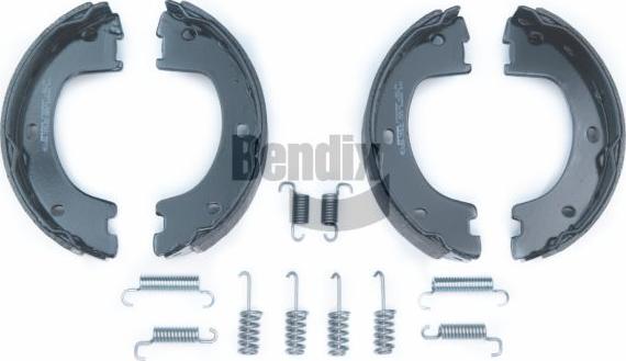 BENDIX Braking BXS1227 - Brake Shoe Set, parking brake car-mod.net