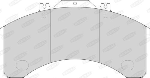 Beral 2901125004034754 - Brake Pad Set, disc brake car-mod.net