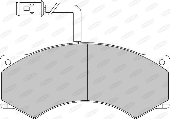 Beral 2902923004117213 - Brake Pad Set, disc brake car-mod.net