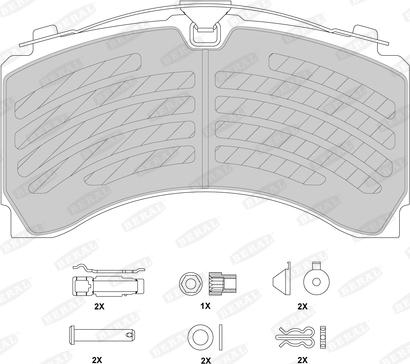 Beral 2924435004172113 - Brake Pad Set, disc brake car-mod.net