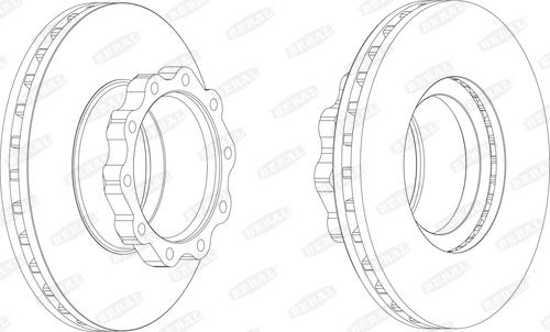Beral BCR144A - Brake Disc car-mod.net