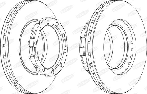 Beral BCR168A - Brake Disc car-mod.net