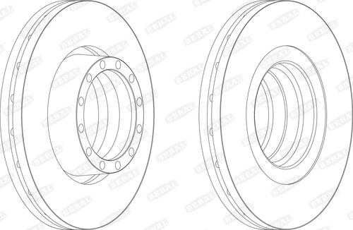 Beral BCR132A - Brake Disc car-mod.net
