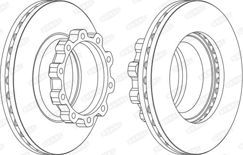 Beral BCR170A - Brake Disc car-mod.net