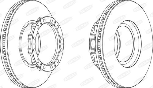 Beral BCR173A - Brake Disc car-mod.net
