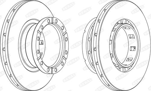 Beral BCR318A - Brake Disc car-mod.net