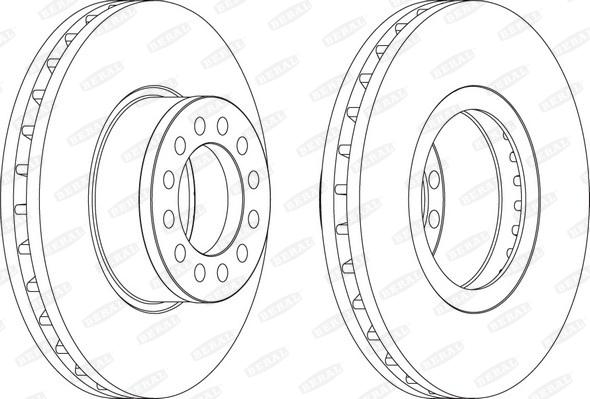 Beral BCR331A - Brake Disc car-mod.net