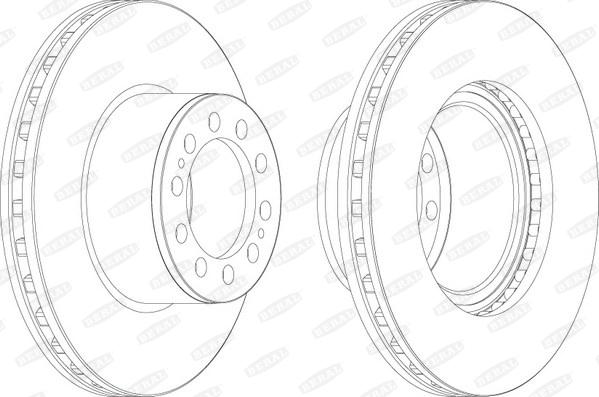 Beral BCR323A - Brake Disc car-mod.net