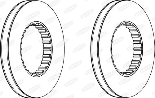 Beral BCR249A - Brake Disc car-mod.net