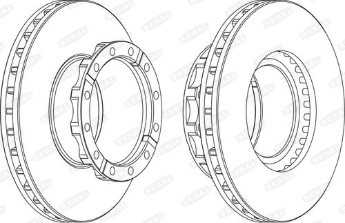 Beral BCR254A - Brake Disc car-mod.net