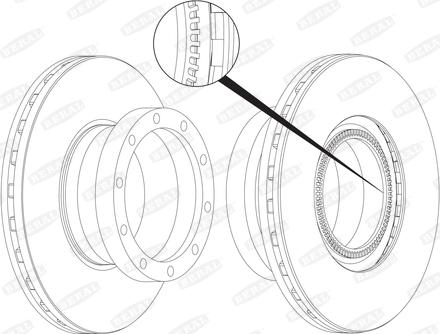 Beral BCR258A - Brake Disc car-mod.net