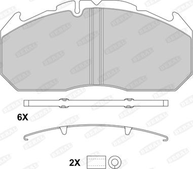 Beral BCV29030BK - Brake Pad Set, disc brake car-mod.net