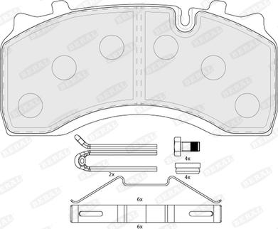 Beral BCV29142TK - Brake Pad Set, disc brake car-mod.net