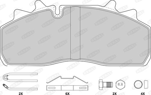 Beral BCV29159BK - Brake Pad Set, disc brake car-mod.net