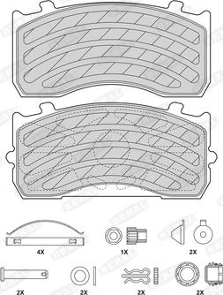 Beral BCV29183TK - Brake Pad Set, disc brake car-mod.net