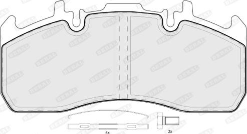 Beral BCV29173TK - Brake Pad Set, disc brake car-mod.net