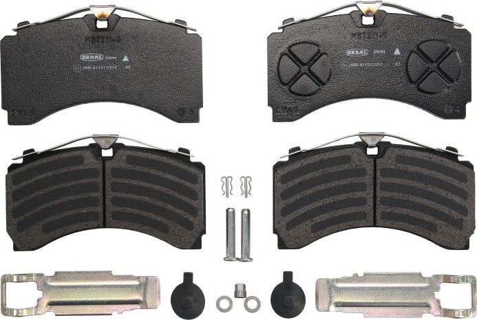 Beral BCV29244TK - Brake Pad Set, disc brake car-mod.net