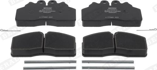 Beral BCV29256TK - Brake Pad Set, disc brake car-mod.net